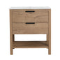 30(29-1/18") Inch Bathroom Vanity Plywood With 2 Drawers (Only Vanity ,without Basin)-BVB01030IMO