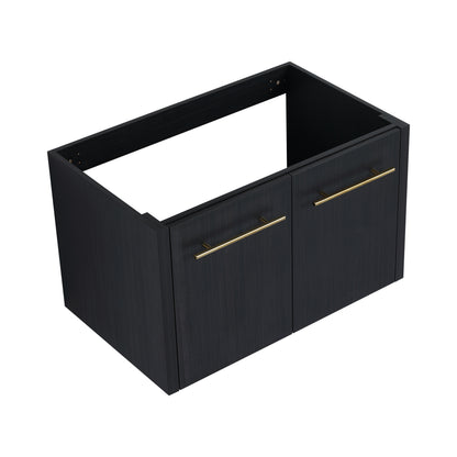 30 Inch(29 1/8'') Wall-mounted Bathroom Vanity (Only the Cabinet Body, No Top Sink)-BVB09130BCT