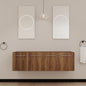 60 Inch(58 11/16'') Wall-mounted Bathroom Vanity (Only the Cabinet Body, No Top Sink)-BVB09160BRE