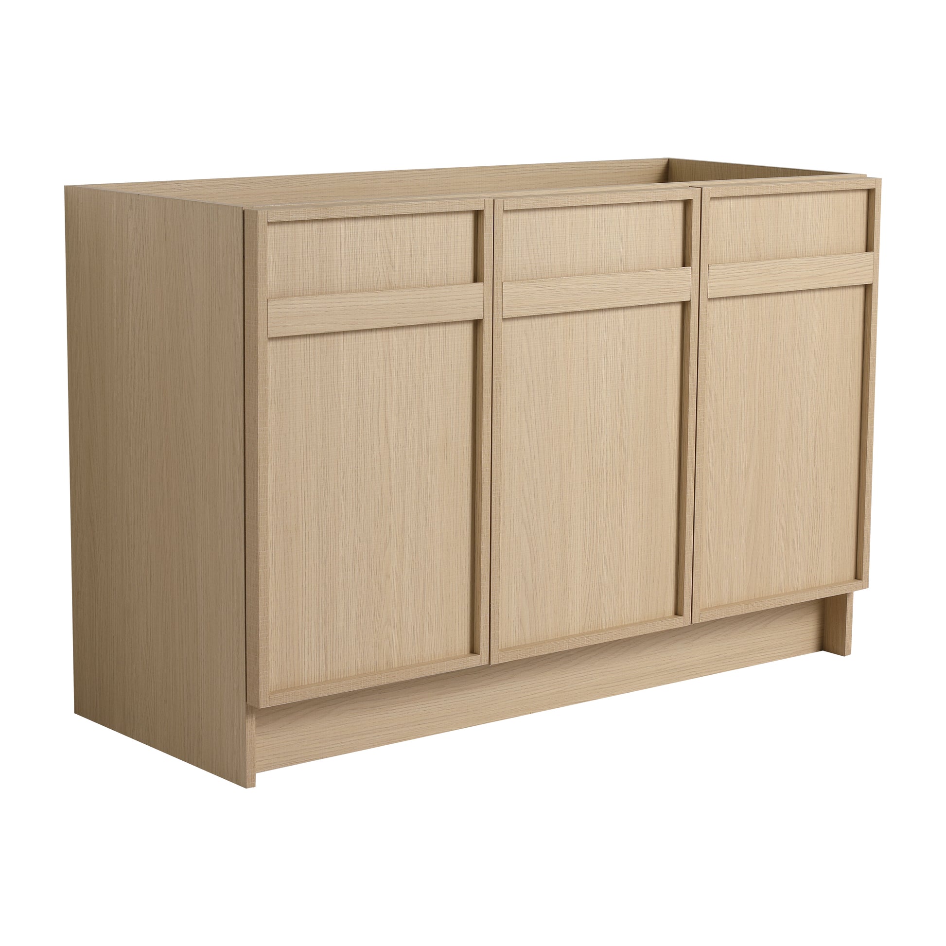 48" (46-7/8")Freestanding Bathroom Vanity & 3 Soft-Close Cabinet Doors-BVC11148DOK (KD-Packing)-Excluding Sink