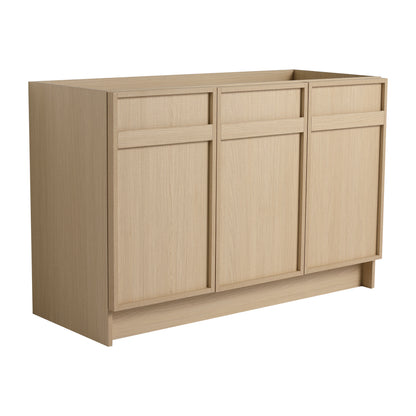 48" (46-7/8")Freestanding Bathroom Vanity & 3 Soft-Close Cabinet Doors-BVC11148DOK (KD-Packing)-Excluding Sink