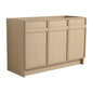 48" (46-7/8")Freestanding Bathroom Vanity & 3 Soft-Close Cabinet Doors-BVC11148DOK (KD-Packing)-Excluding Sink