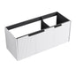 48" (46-7/8")Wall Mounted Bathroom Vanity & 3 Soft-Close Doors, KD-Packing ( Excluding Sink )