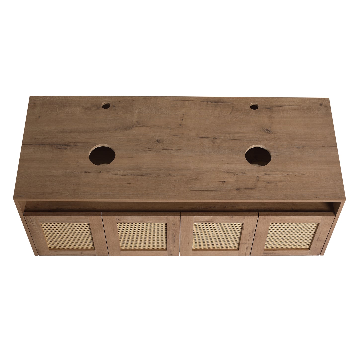 Modern Imitative Oak Bathroom Vanity Cabinet for Renovation