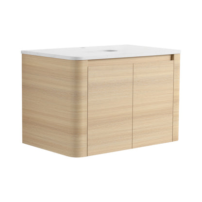 Modern Bathroom Vanity Cabinet in American White Oak Plywood
