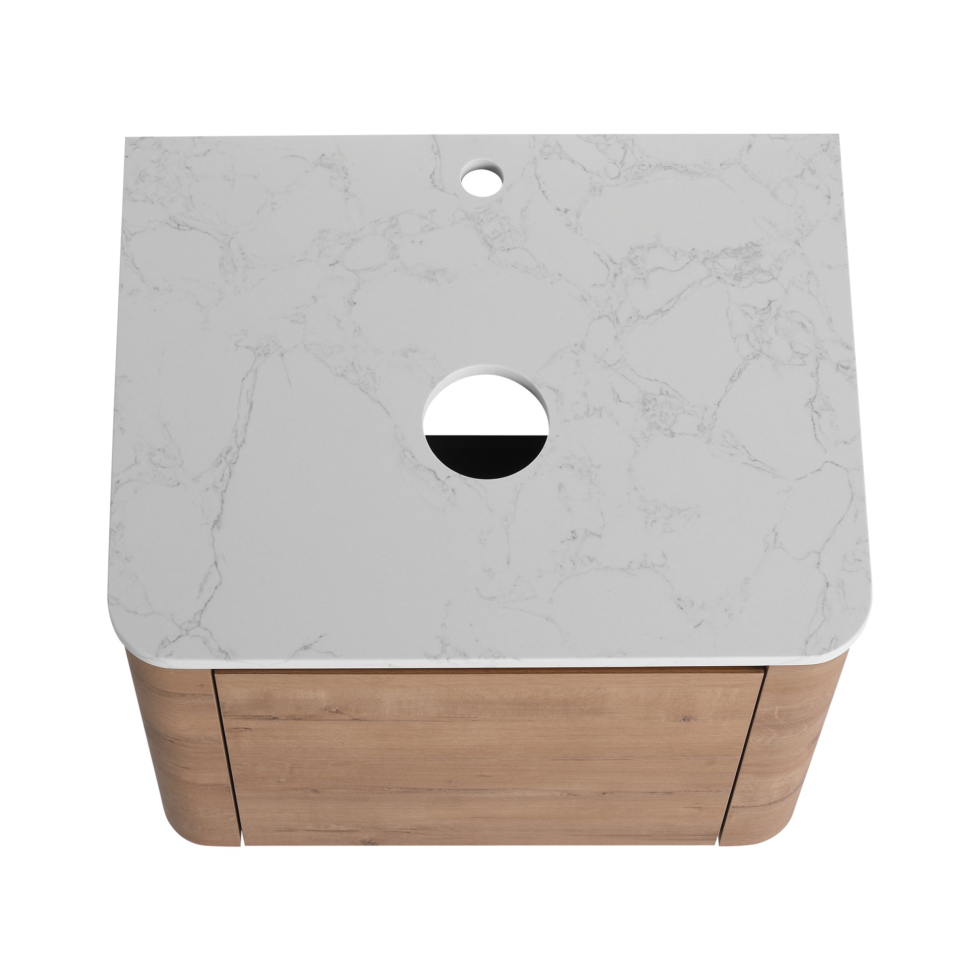 Wall Mounted Bathroom Vanity - Plywood, 24" Storage