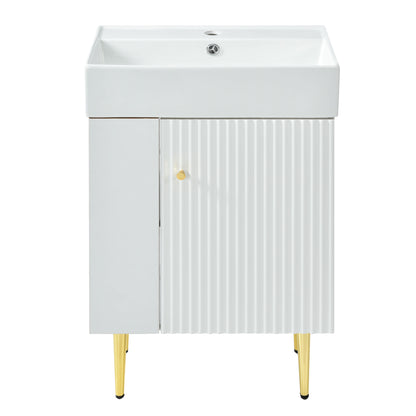 [Cabinet Only] 21.6" Bathroom vanity (Sink not included)(SV000007AAE)