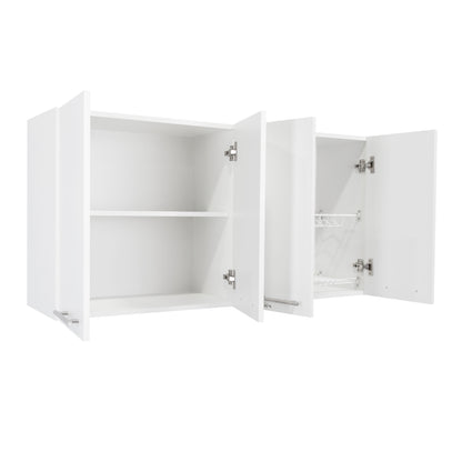 Sitka Wall Cabinet, Two Spacious Divisions, Four Doors
