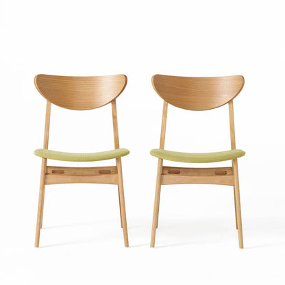 Green Fabric Dining Chair - 18.3" High for Dining Room
