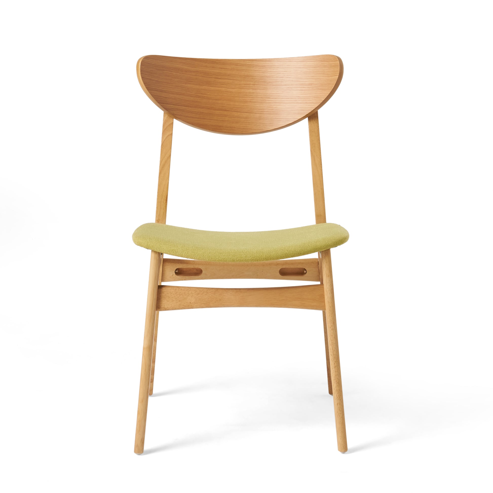 Green Fabric Dining Chair - 18.3" High for Dining Room