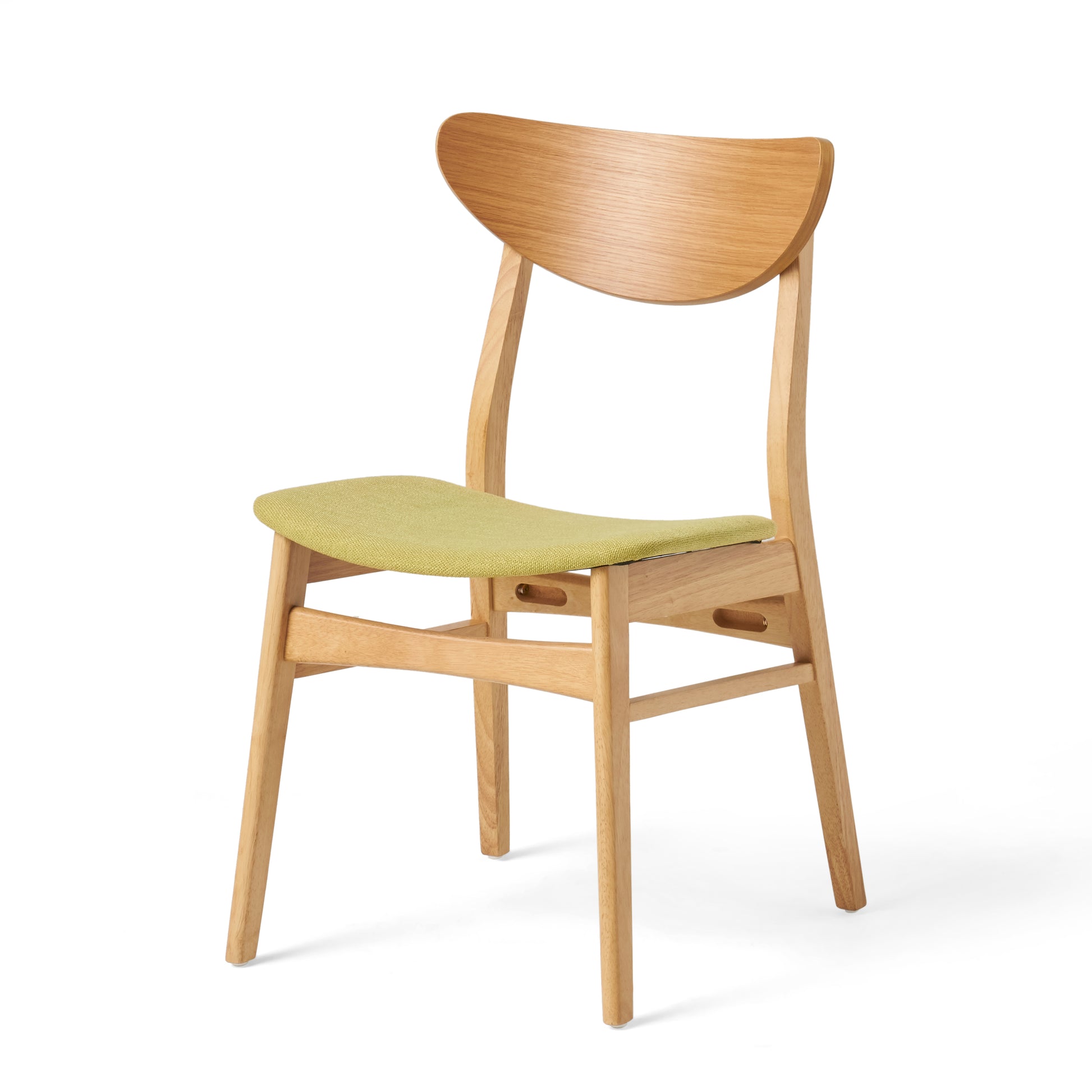 Green Fabric Dining Chair - 18.3" High for Dining Room