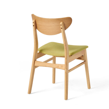 Green Fabric Dining Chair - 18.3" High for Dining Room