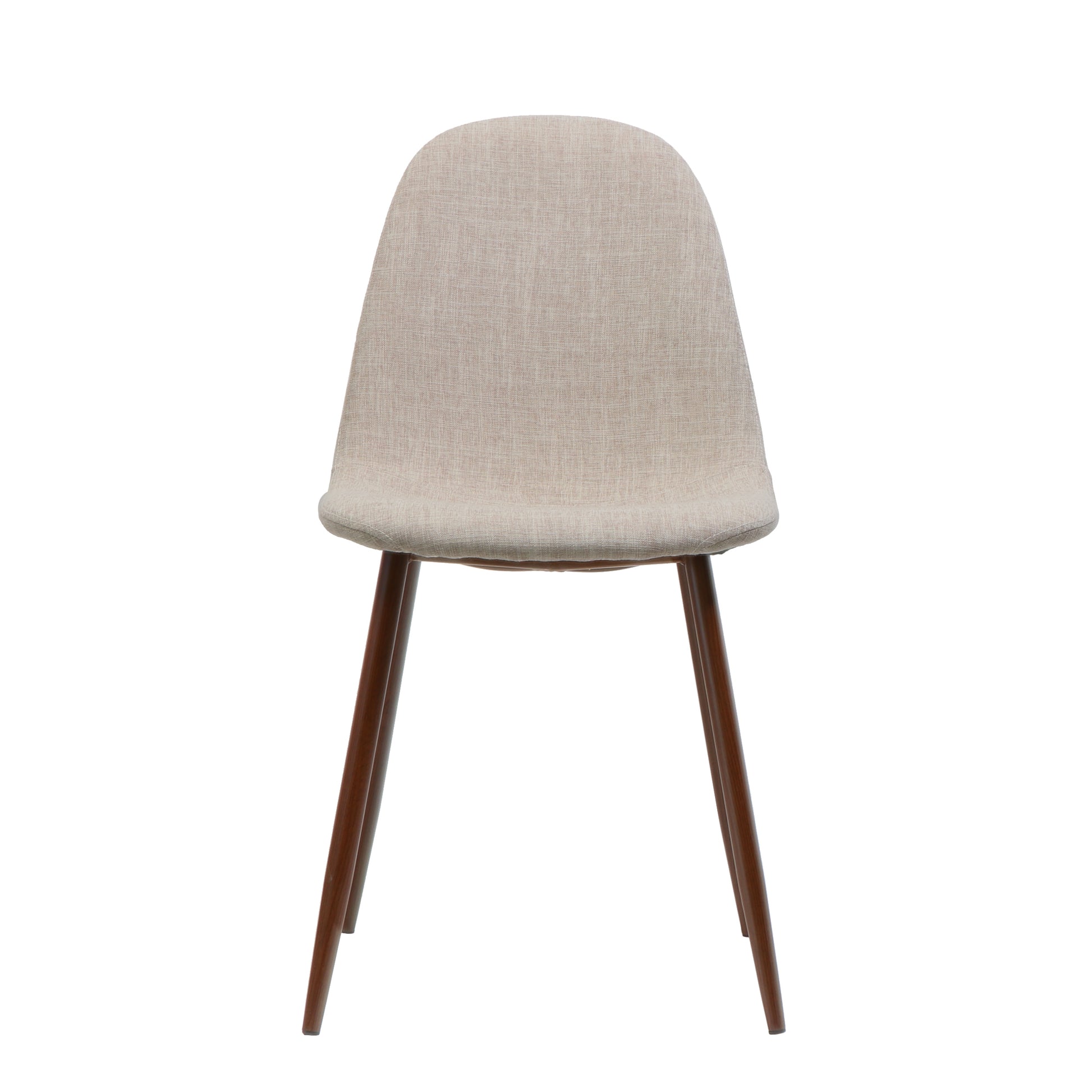 Wheat Fabric Dining Chairs - Set of 2