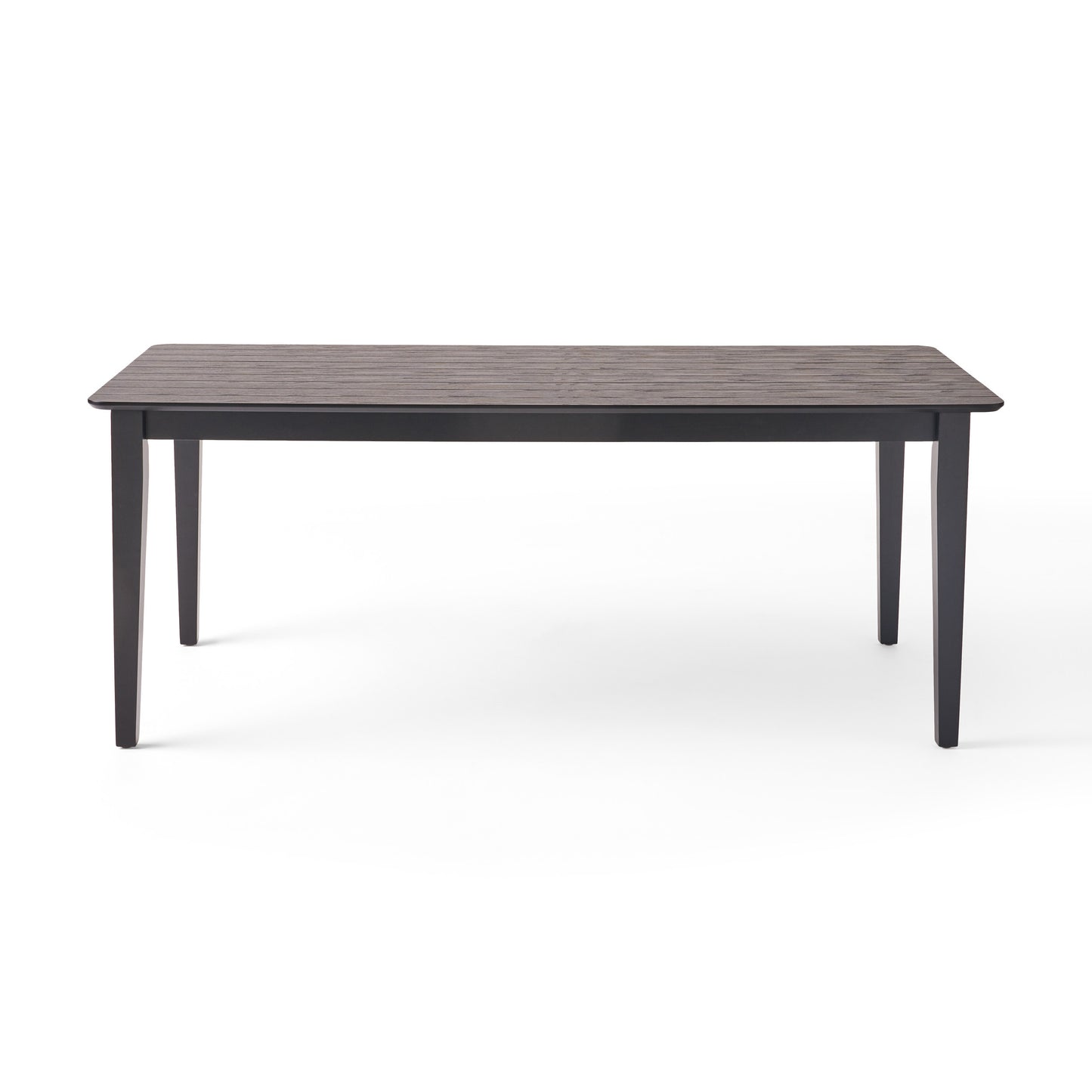 Black Solid Wood Dining Table - 76" x 35.5" for Dining Room