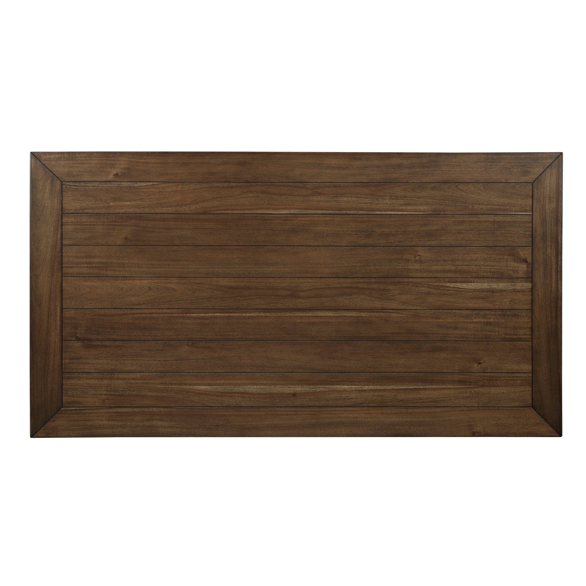 Traditional Dining Table - Gray & Cherry Wood - 6 Drawers