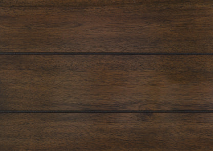 Traditional Dining Table - Gray & Cherry Wood - 6 Drawers