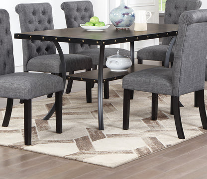 Natural Wood Rectangular Dining Table - 66" x 38"