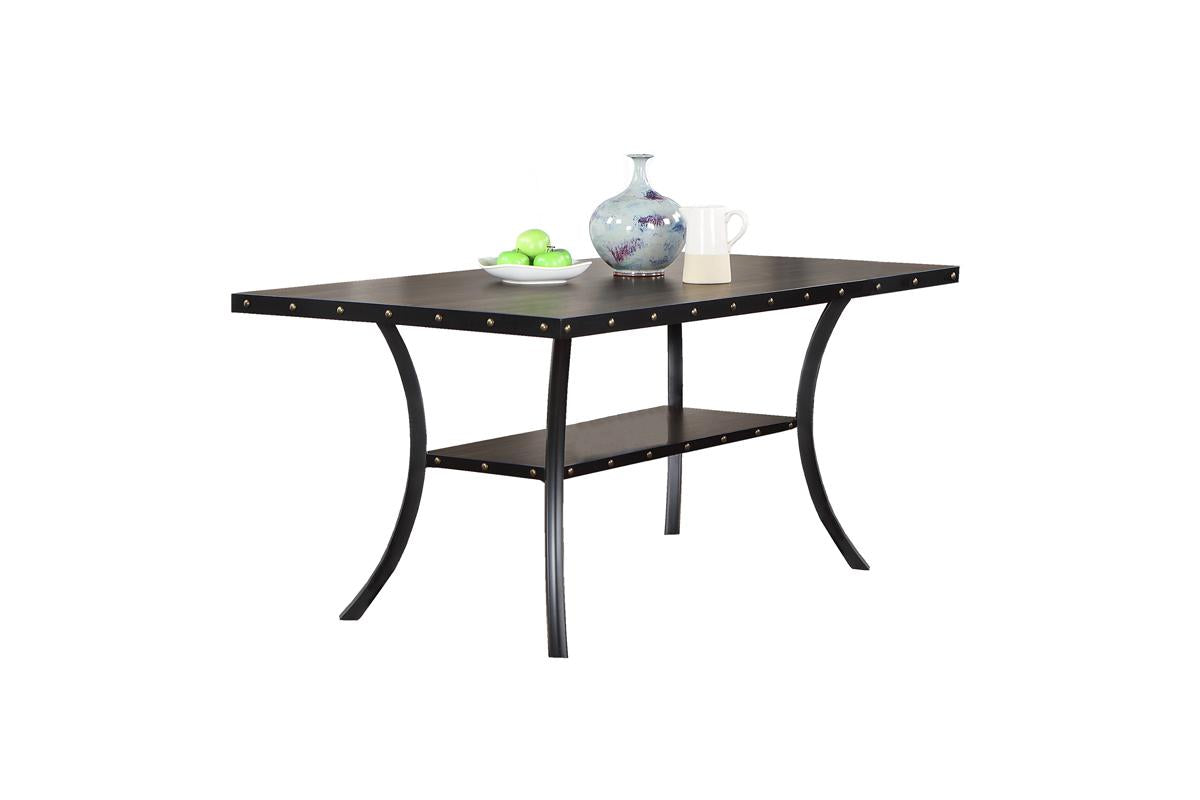 Natural Wood Rectangular Dining Table - 66" x 38"