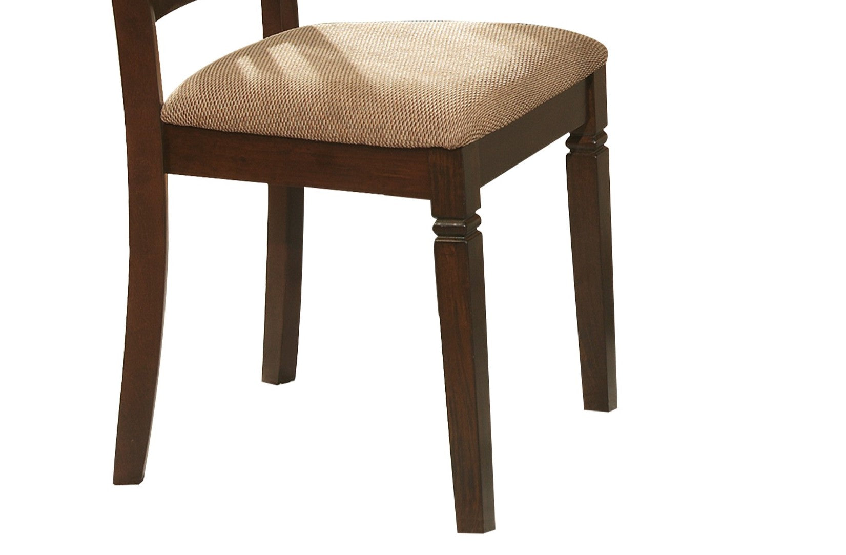 Espresso Wood Side Chairs - 2 Piece Dining Set