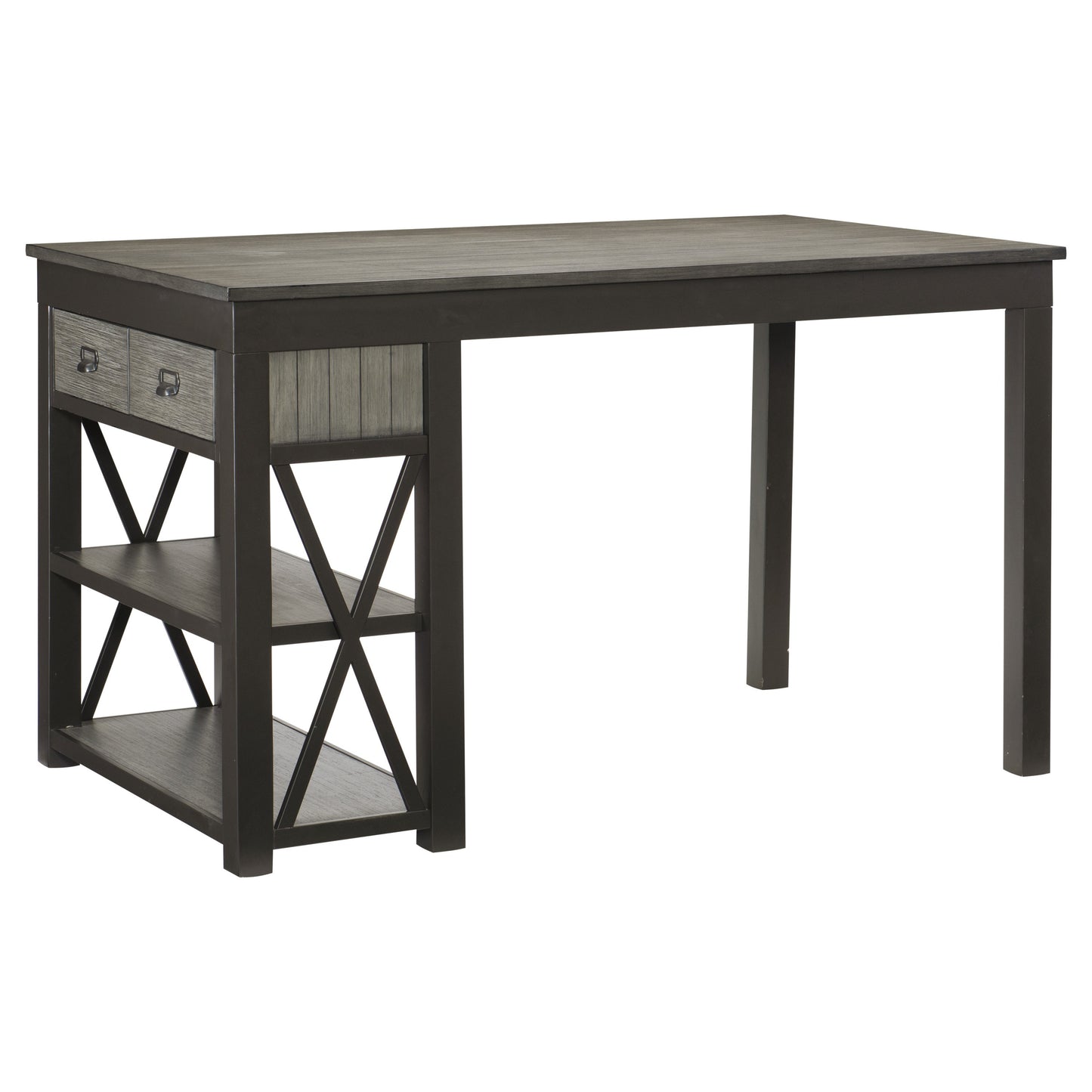 Multicolor Counter Height Dining Table with Storage