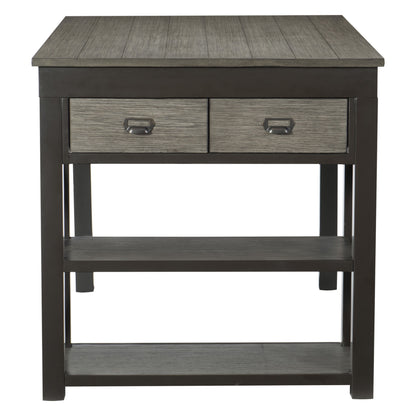 Multicolor Counter Height Dining Table with Storage