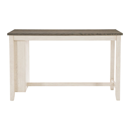 Antique White Rectangular Dining Table - Seats 4