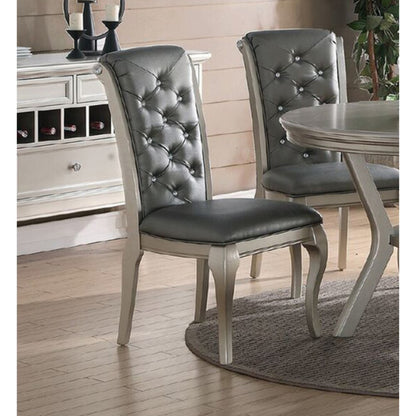 Grey Dining Chairs Set of 2 - Traditional Style