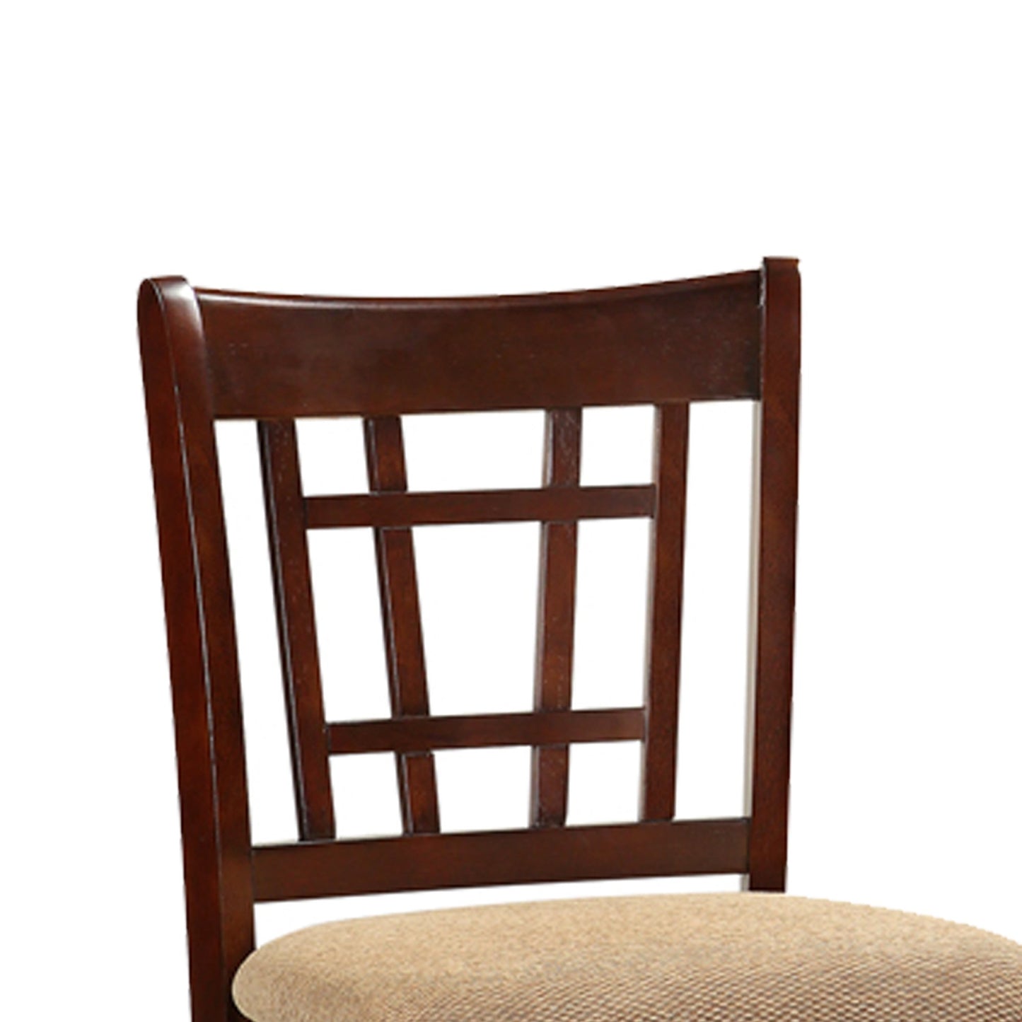 Modern Brown Solid Wood Dining Chairs for Transitional Dining Room Sets