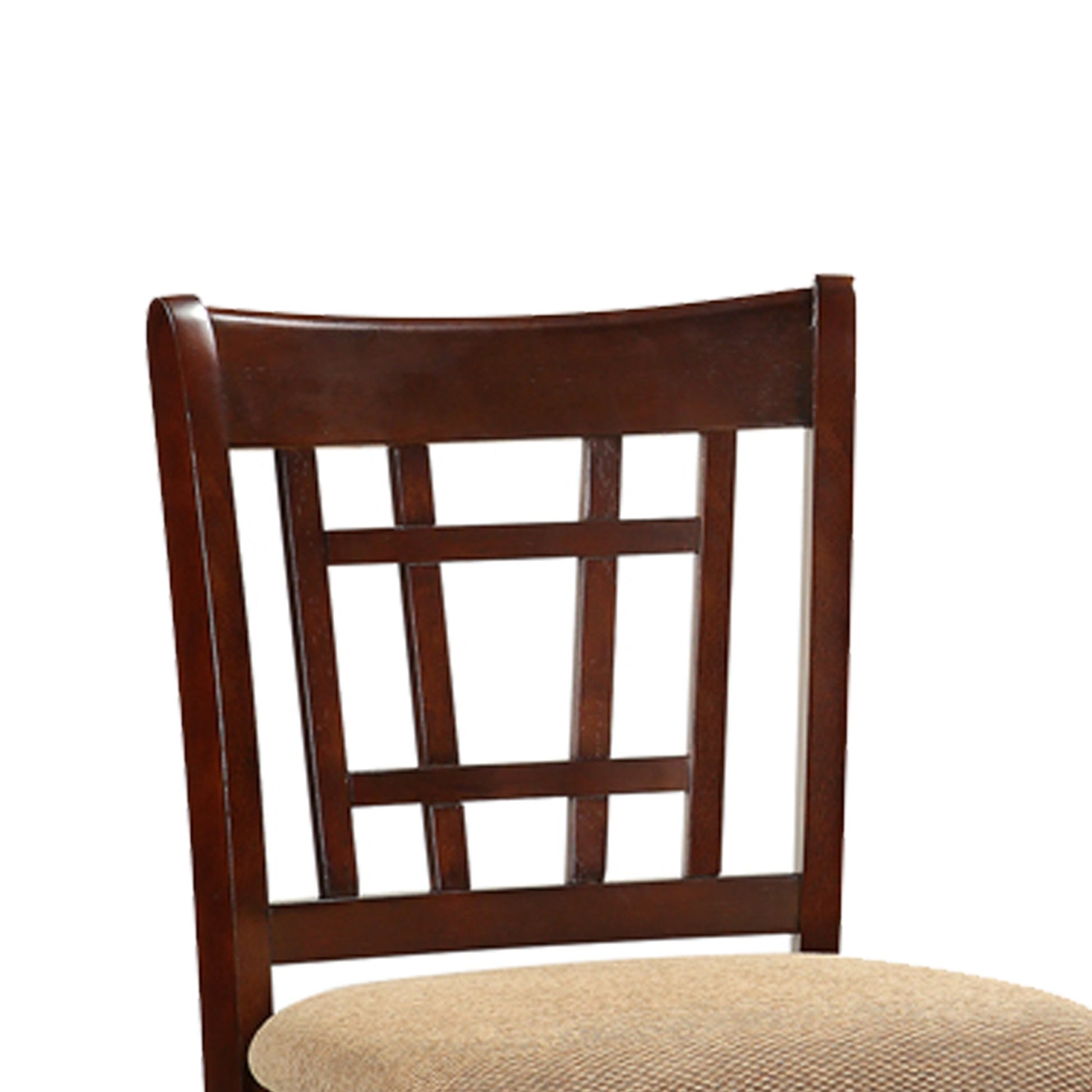 Modern Brown Solid Wood Dining Chairs for Transitional Dining Room Sets