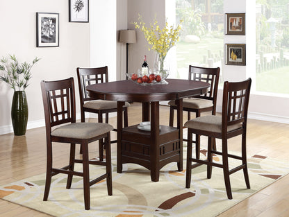 Modern Brown Solid Wood Dining Chairs for Transitional Dining Room Sets