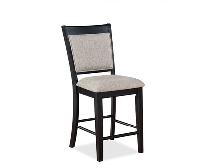 Farmhouse Dining Chairs - Gray Counter Height Set of 2