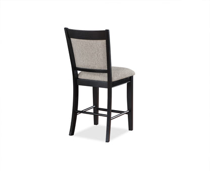 Farmhouse Dining Chairs - Gray Counter Height Set of 2