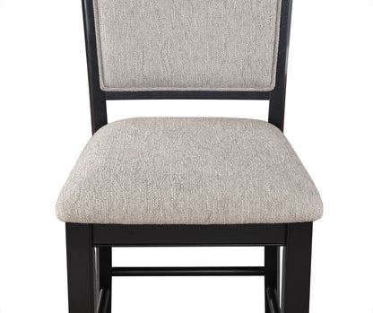 Farmhouse Dining Chairs - Gray Counter Height Set of 2