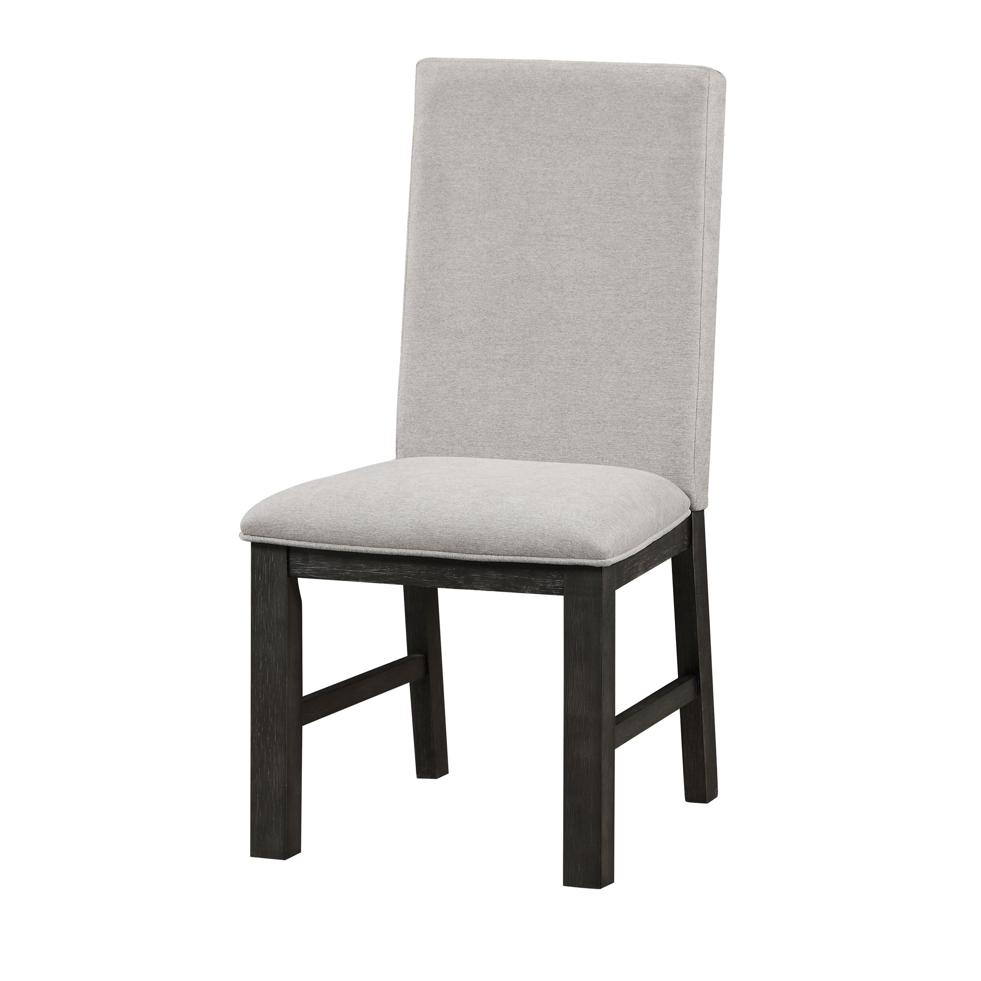 Gray Upholstered Side Chairs - Dining Room Set of 2
