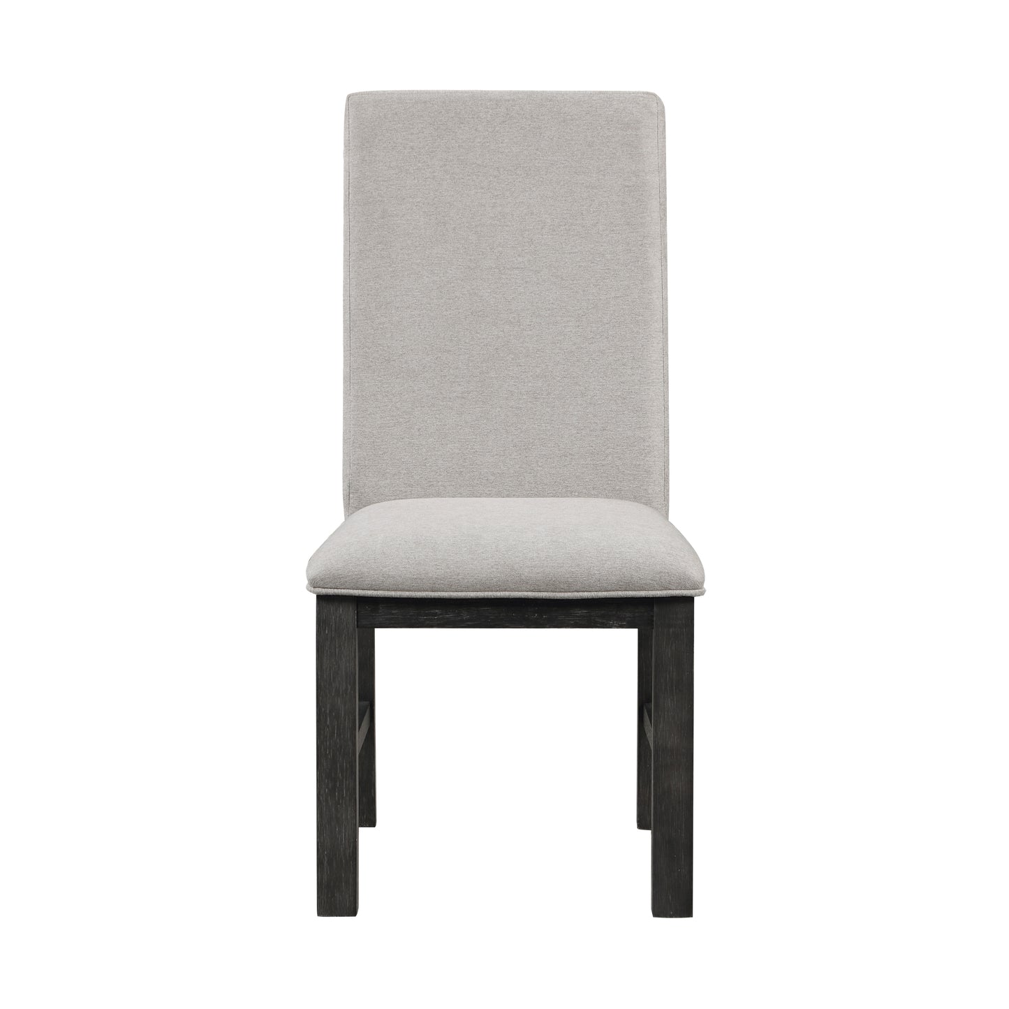 Gray Upholstered Side Chairs - Dining Room Set of 2