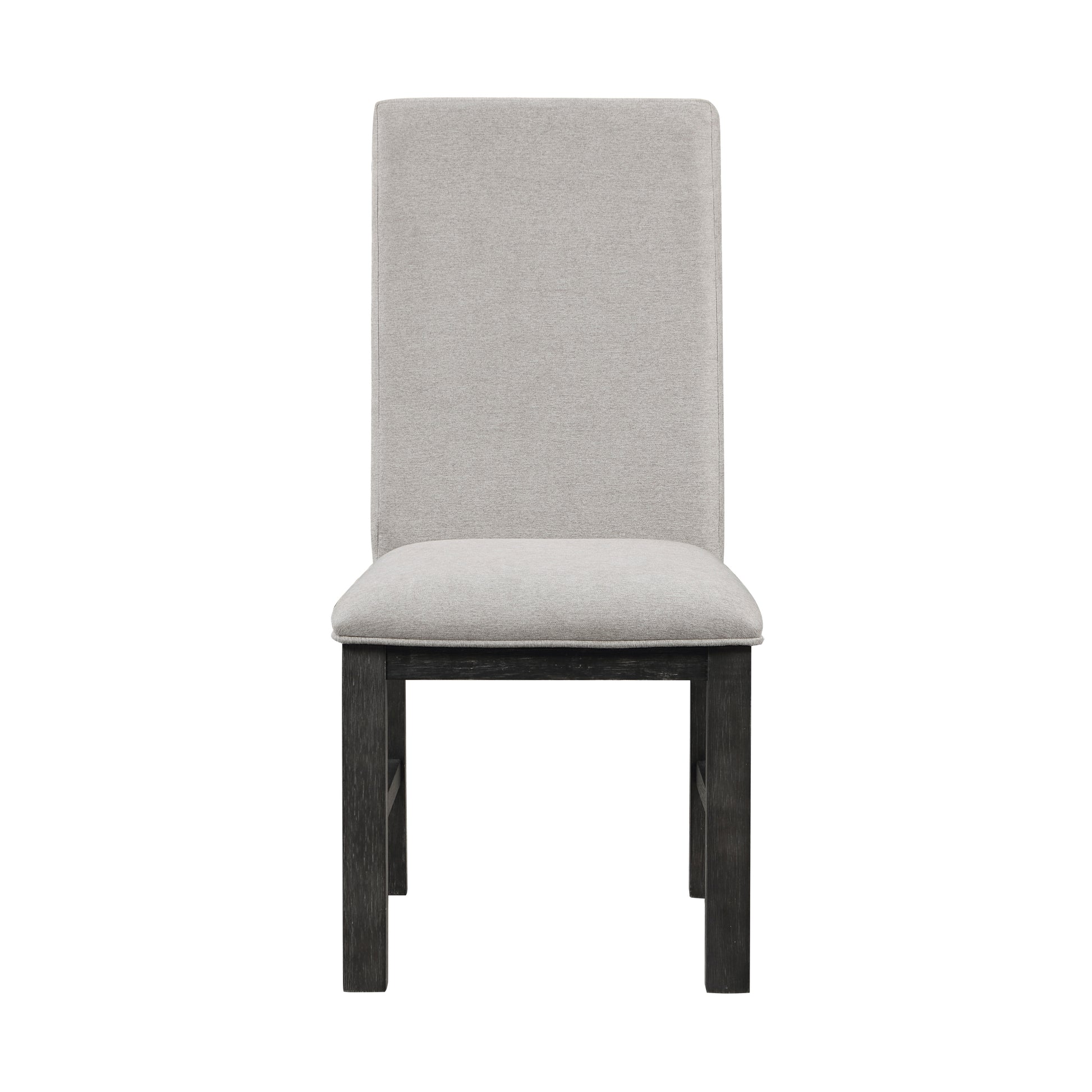 Gray Upholstered Side Chairs - Dining Room Set of 2