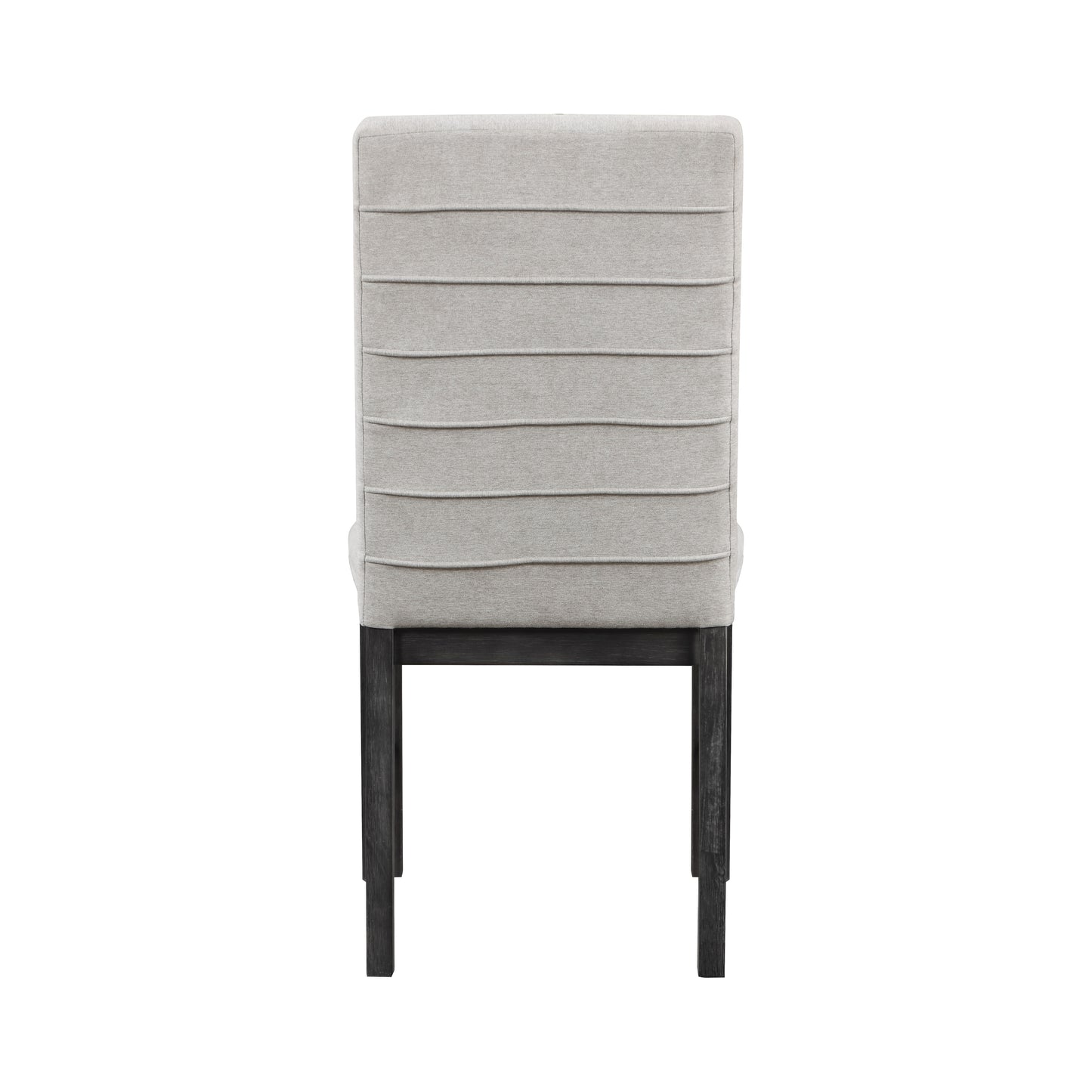 Gray Upholstered Side Chairs - Dining Room Set of 2