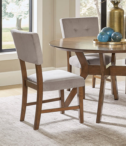 Light Oak Side Chairs Set of 2 - Mid-Century Modern Dining Room