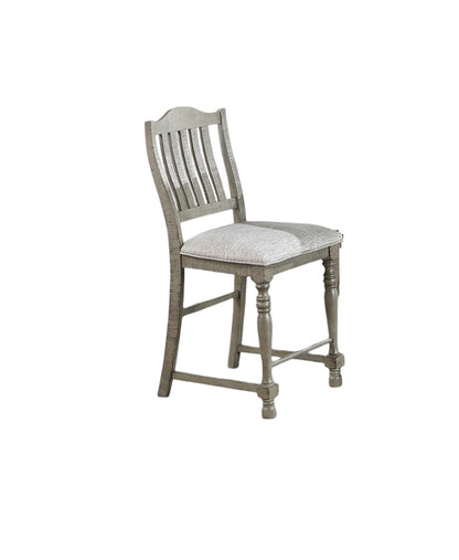 Light Grey Plush Dining Chairs Set of 2 - Classic Modern Design