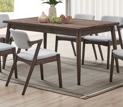 Walnut Rectangular Dining Table - Modern Design