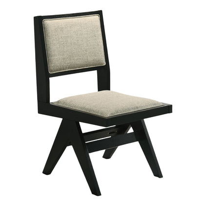 Black Dining Chairs Set of 2 - Contemporary Style