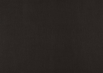 Black Metal Pub Height Swivel Chair - Faux Leather Dining Seat