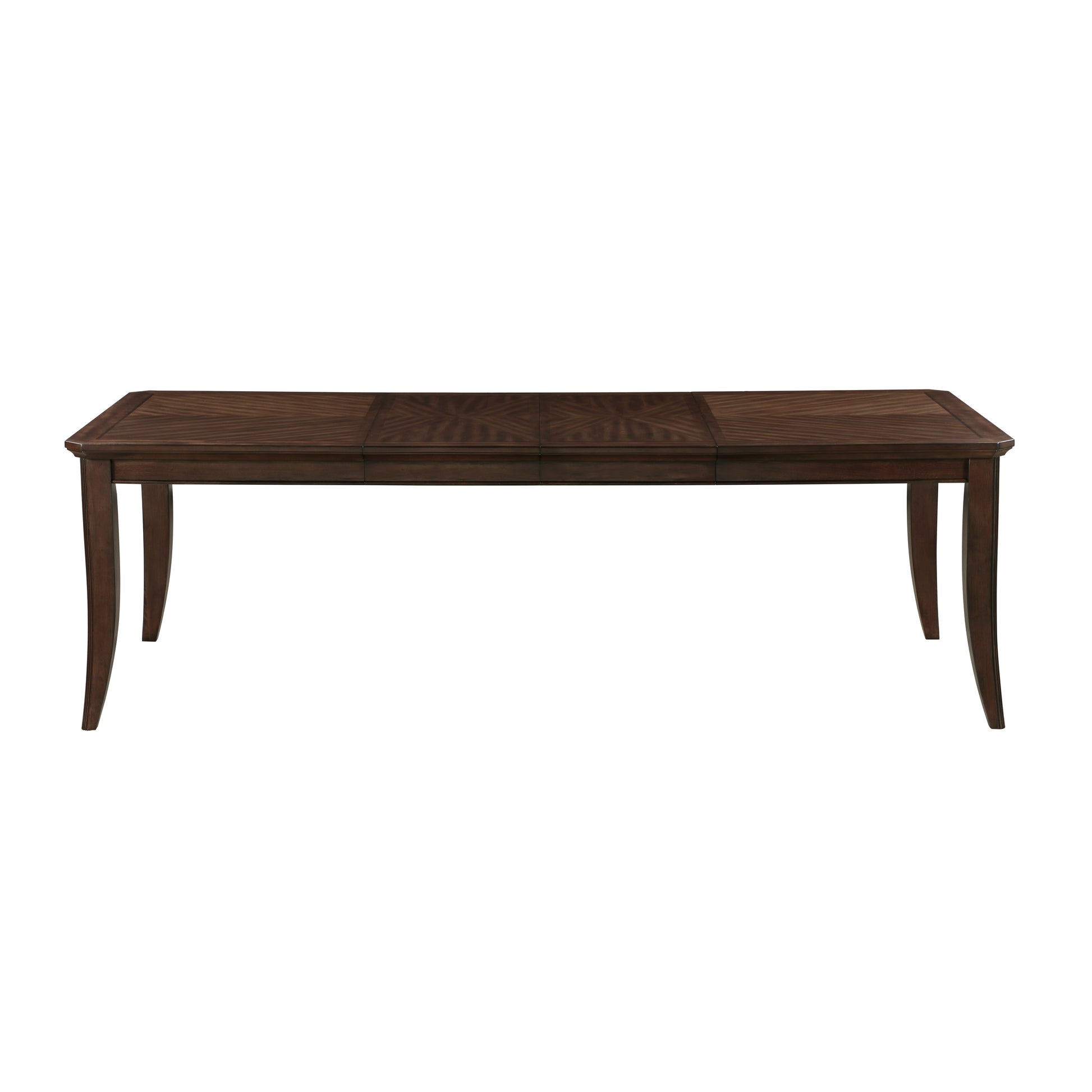 Traditional Cherry Dining Table with Extension Leaf for Kitchen and Dining Room