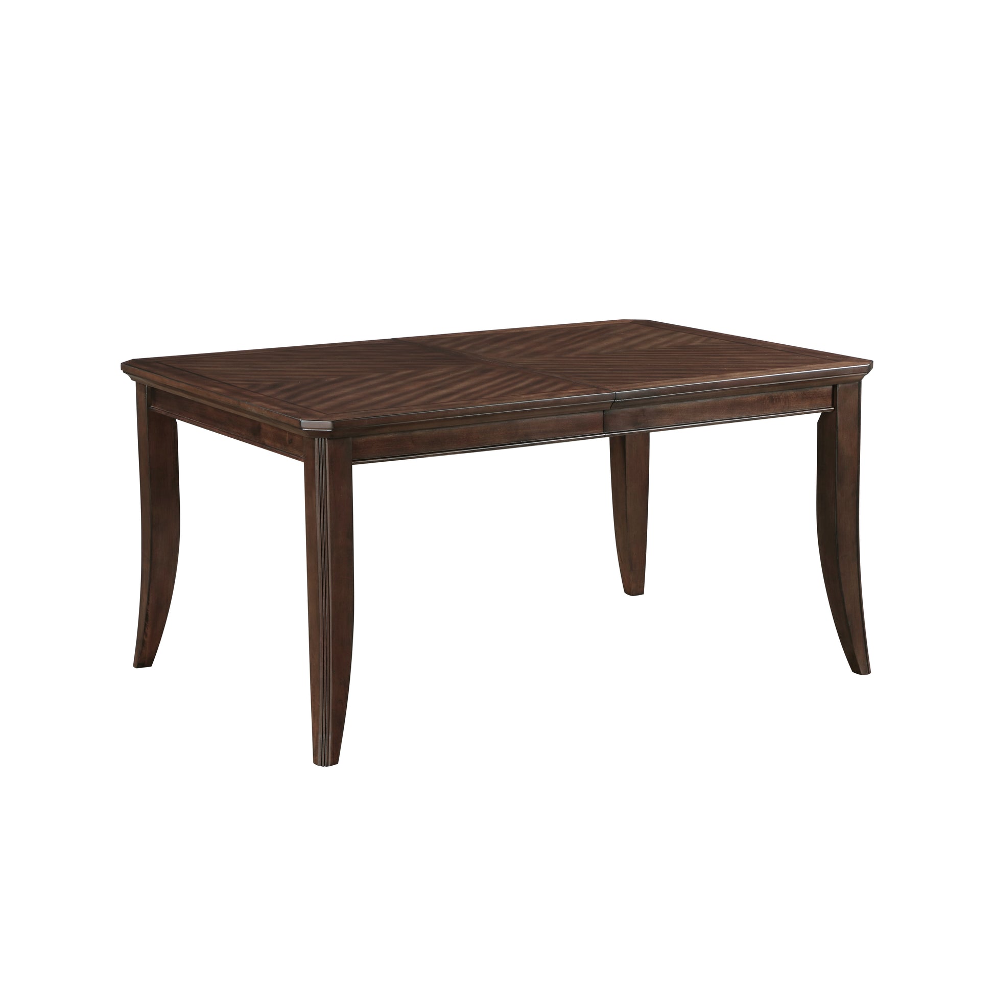 Traditional Cherry Dining Table with Extension Leaf for Kitchen and Dining Room