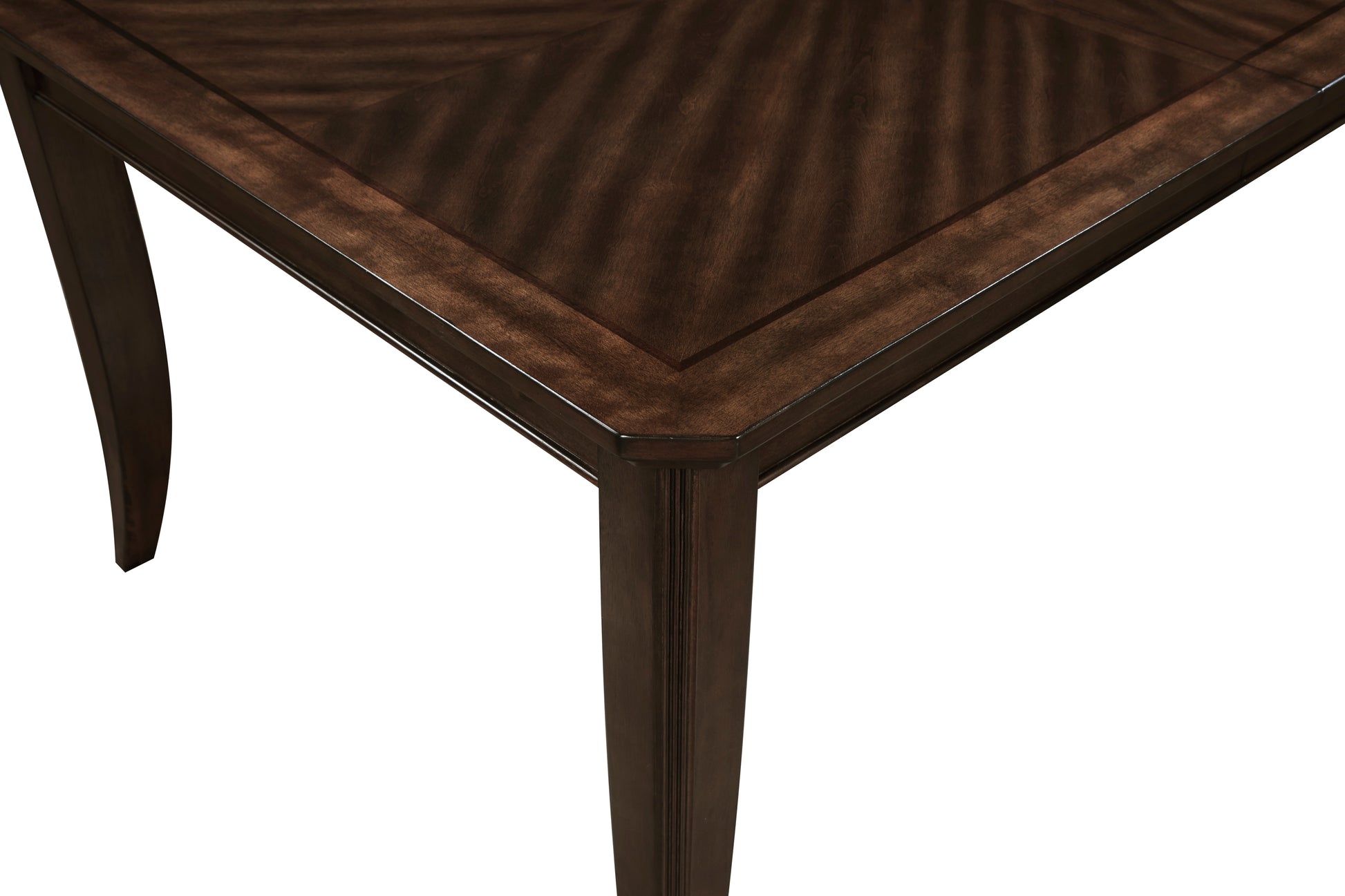 Traditional Cherry Dining Table with Extension Leaf for Kitchen and Dining Room