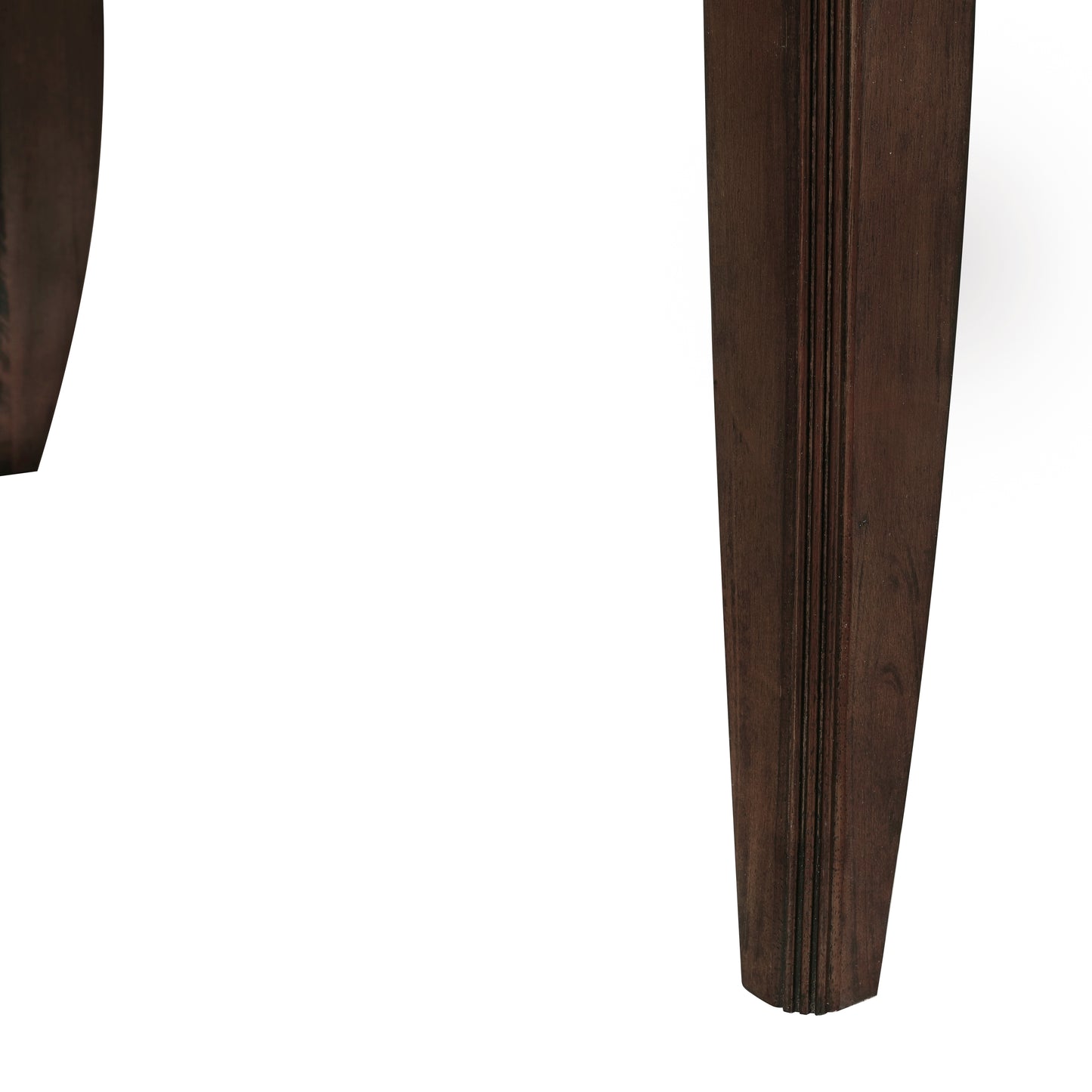 Traditional Cherry Dining Table with Extension Leaf for Kitchen and Dining Room