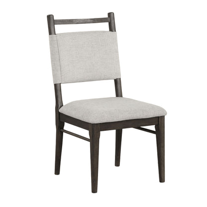 Dark Walnut Dining Chairs Set of 2 for Modern Kitchen Seating
