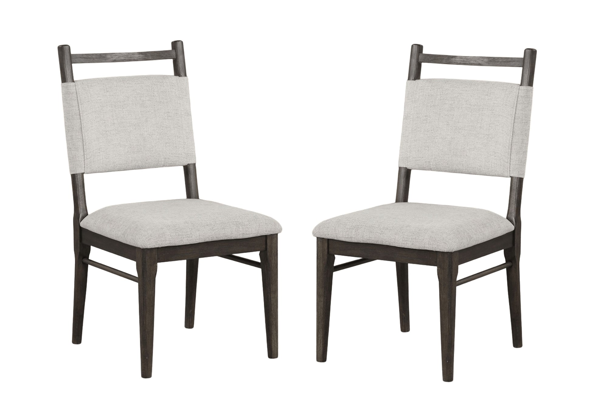 Dark Walnut Dining Chairs Set of 2 for Modern Kitchen Seating