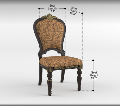 Traditional Cherry Side Chairs Set of 2 - Dining Room Furniture