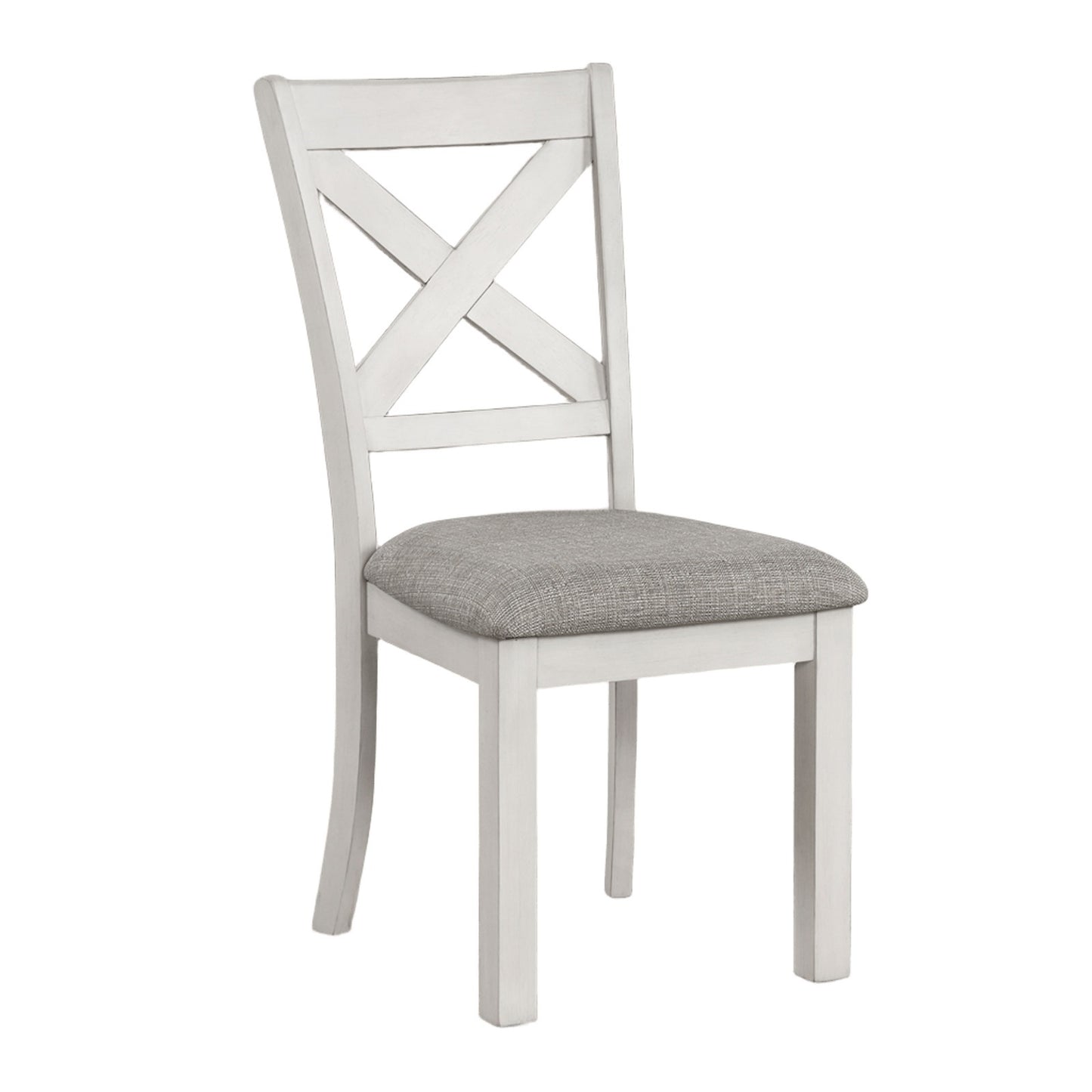 White Farmhouse Dining Chairs - 2 Piece Set